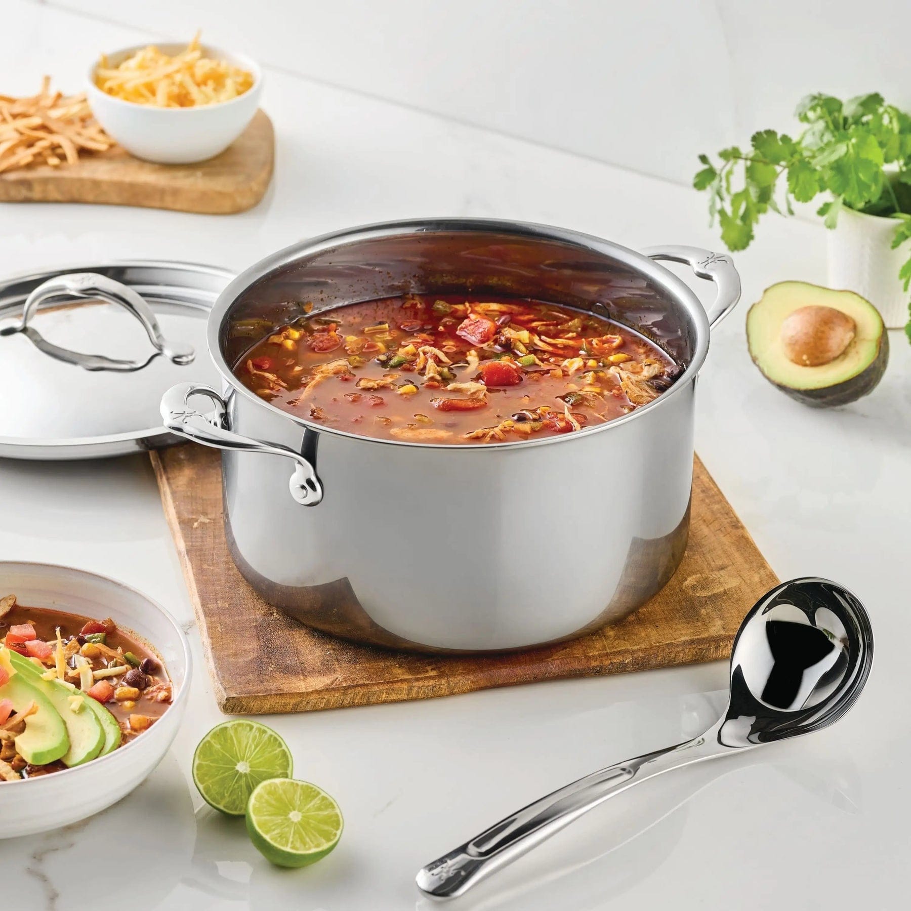 Cookware Hestan Nanobond Covered Stock Pot, 8 Quart