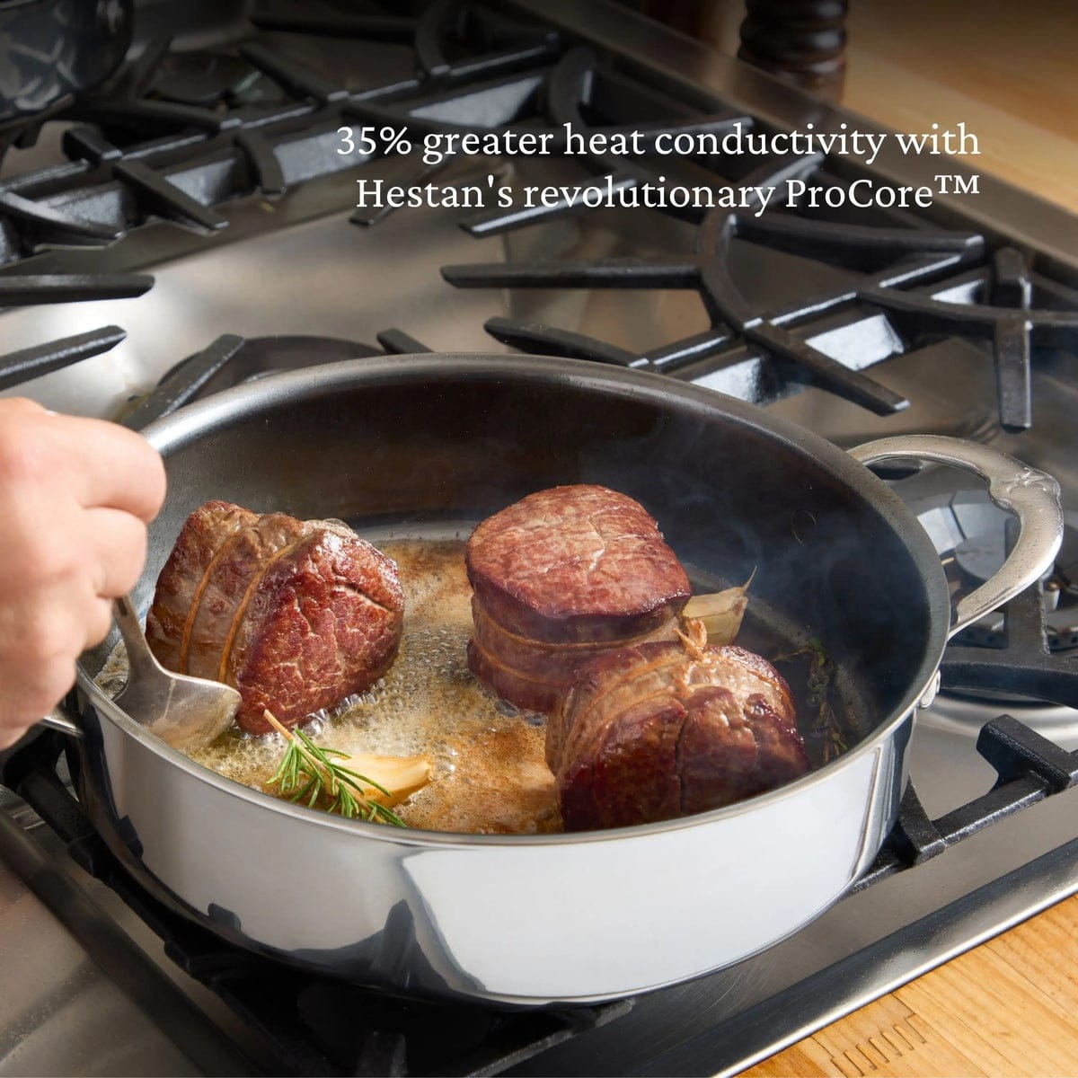 Cookware Hestan Nanobond Covered Stock Pot, 8 Quart