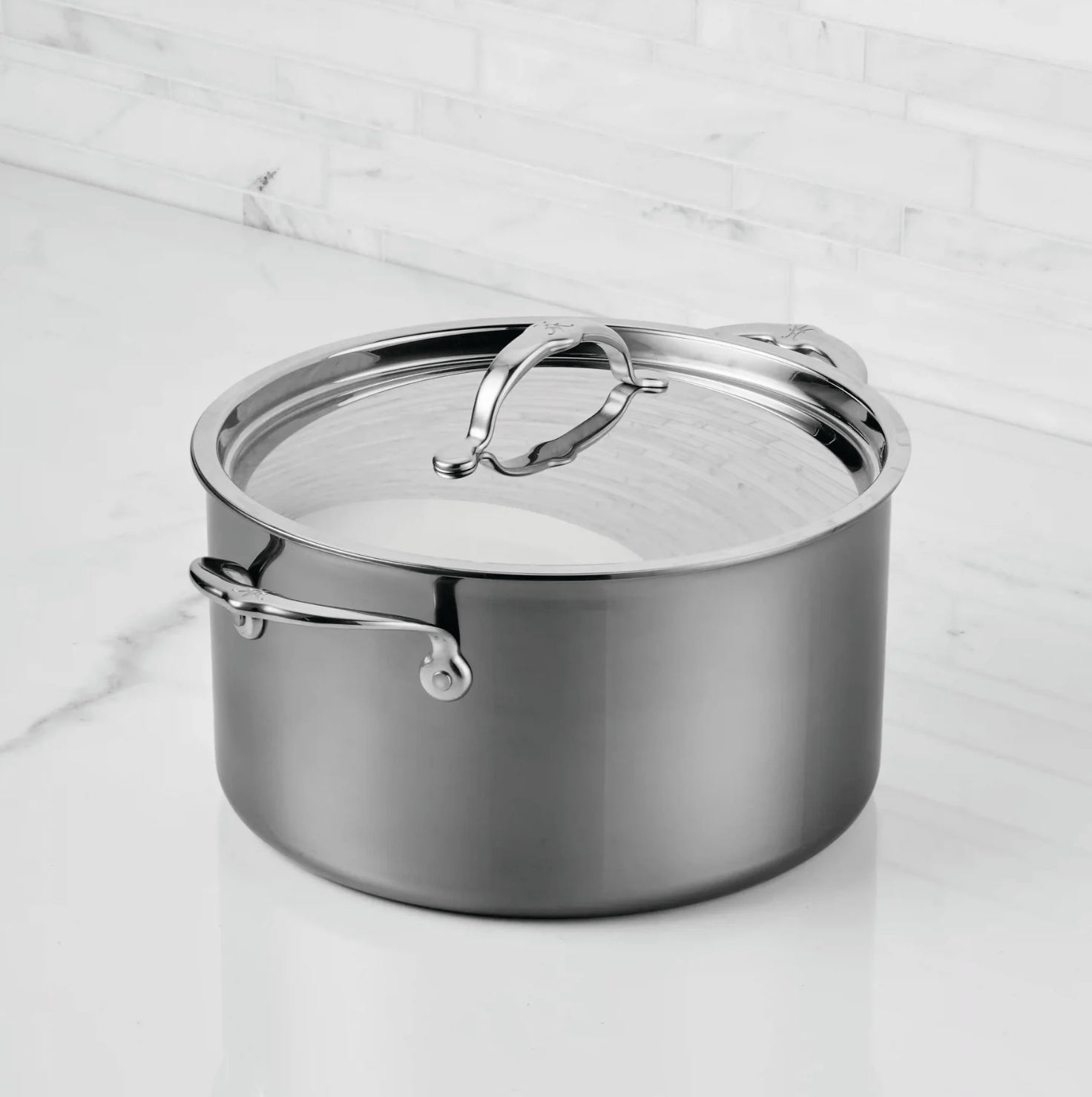 Cookware Hestan Nanobond Covered Stock Pot, 8 Quart