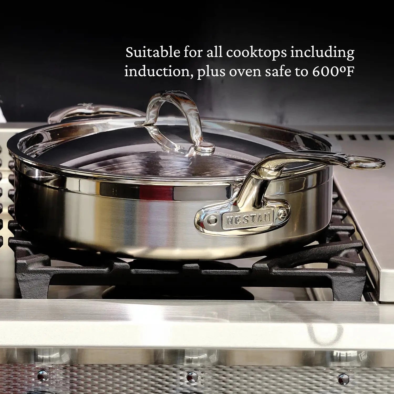 Cookware Hestan ProBond Brushed Clad Stainless Steel, 10-Piece Set