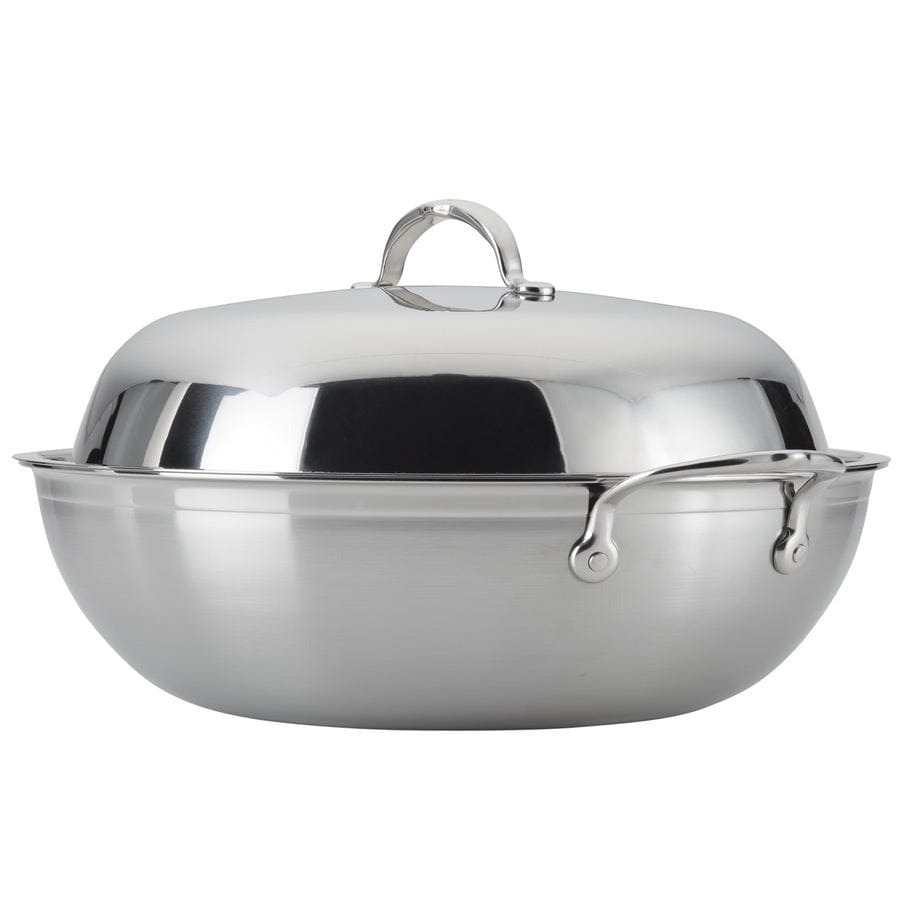 Cookware Hestan - Professional Clad Stainless Steel Wok - 14-Inch