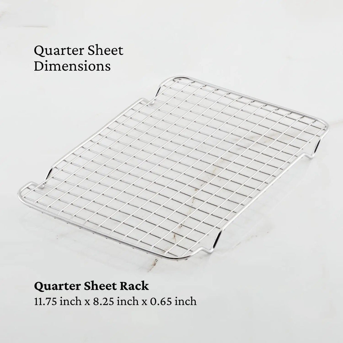 Cookware Hestan Provisions OvenBond Tri-ply Quarter Sheet Pan with Rack, 9" x 12.5"