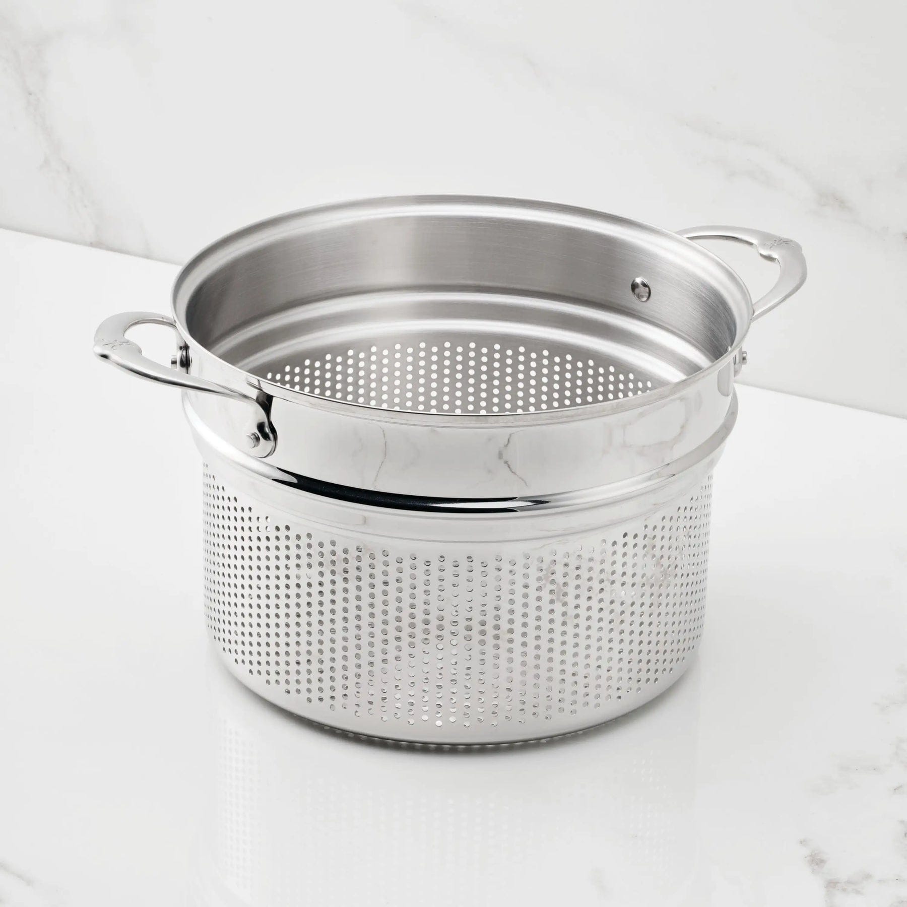 Cookware Hestan Provisions Stainless Steel Pasta Insert, 8 Quart