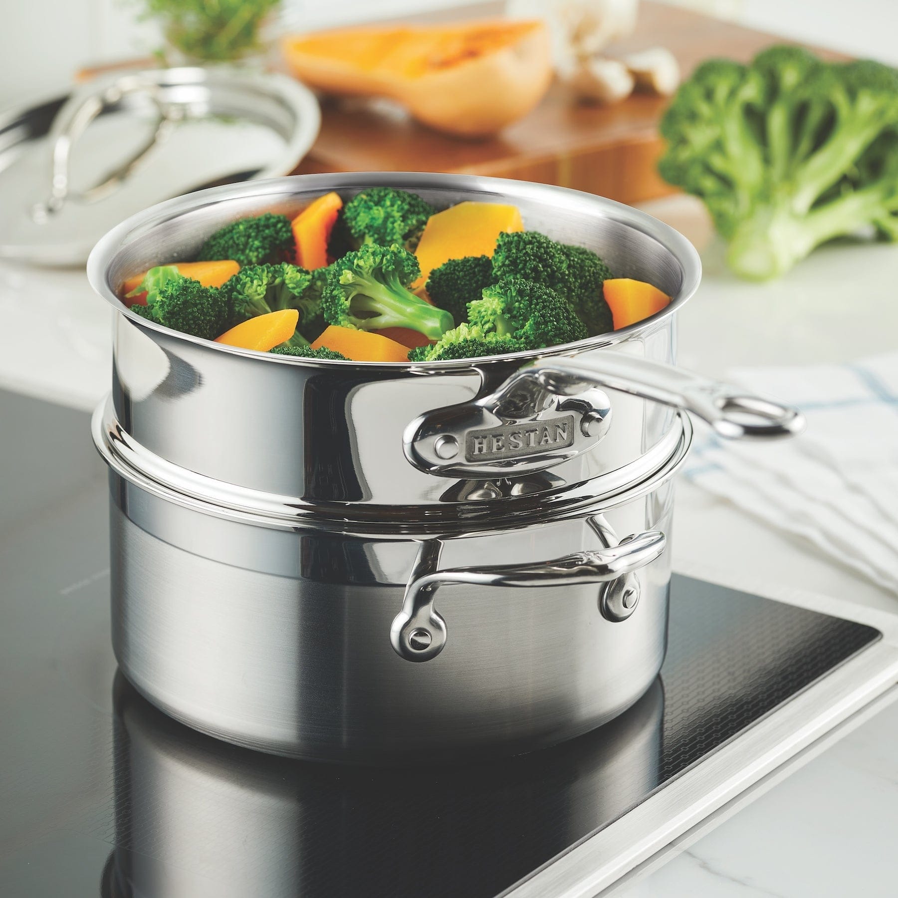 Cookware Hestan Provisions Stainless Steel Steamer Insert, 3 Quart