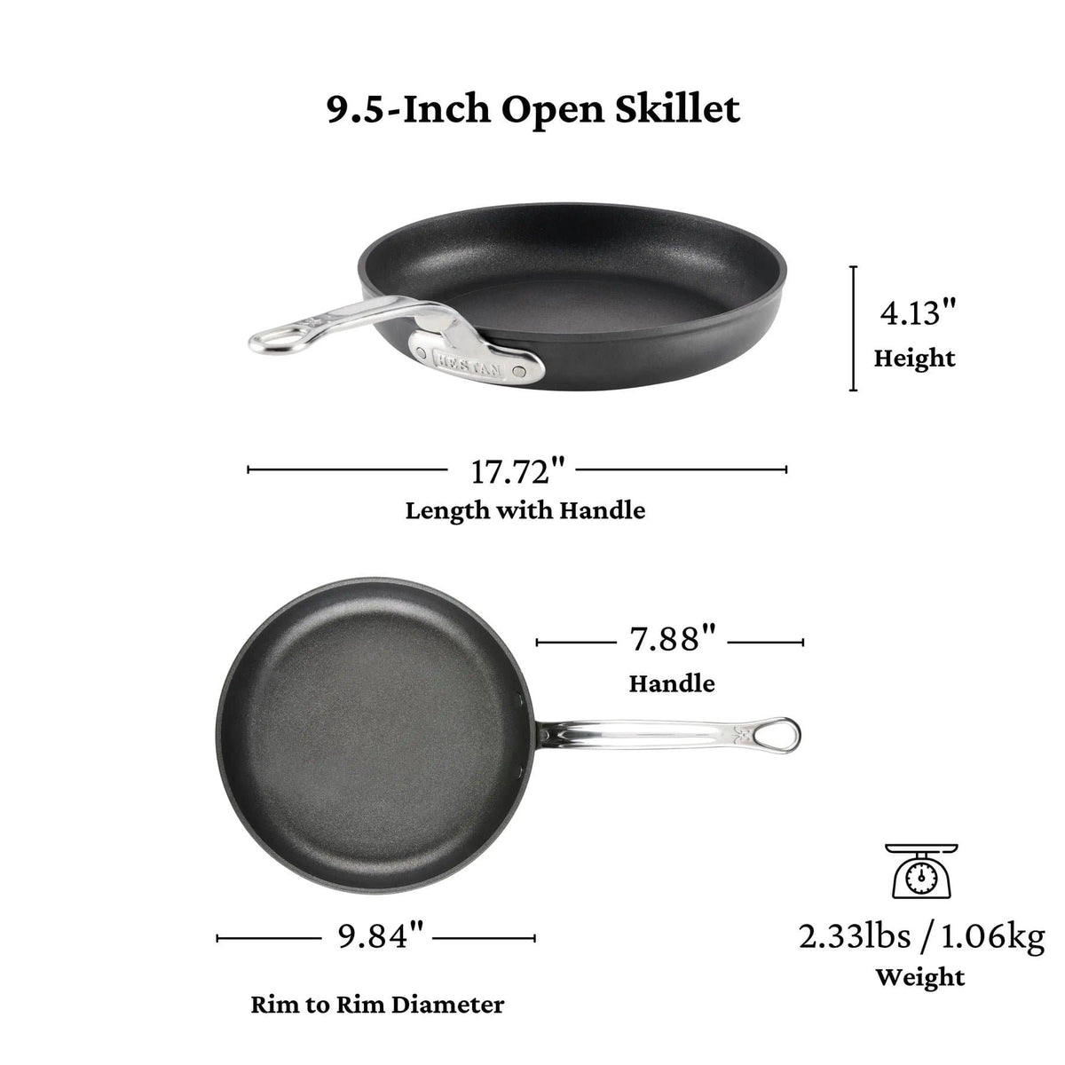 Cookware Hestan TITUM Fusion Non-Stick Skillet, 2-Piece Set - 8" & 9.5"