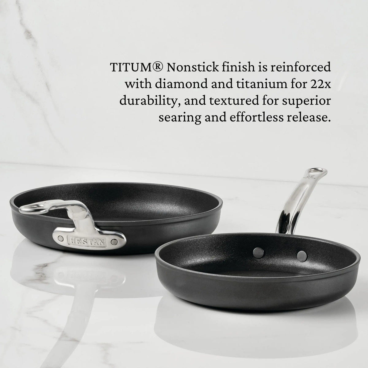 Cookware Hestan TITUM Fusion Non-Stick Skillet, 2-Piece Set - 8" & 9.5"