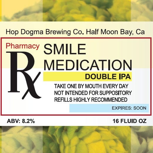 Beer & Wine Hop Dogma Smile Medication, 16 Oz. Can, 4-Pk (In-Store Pick-up Only)