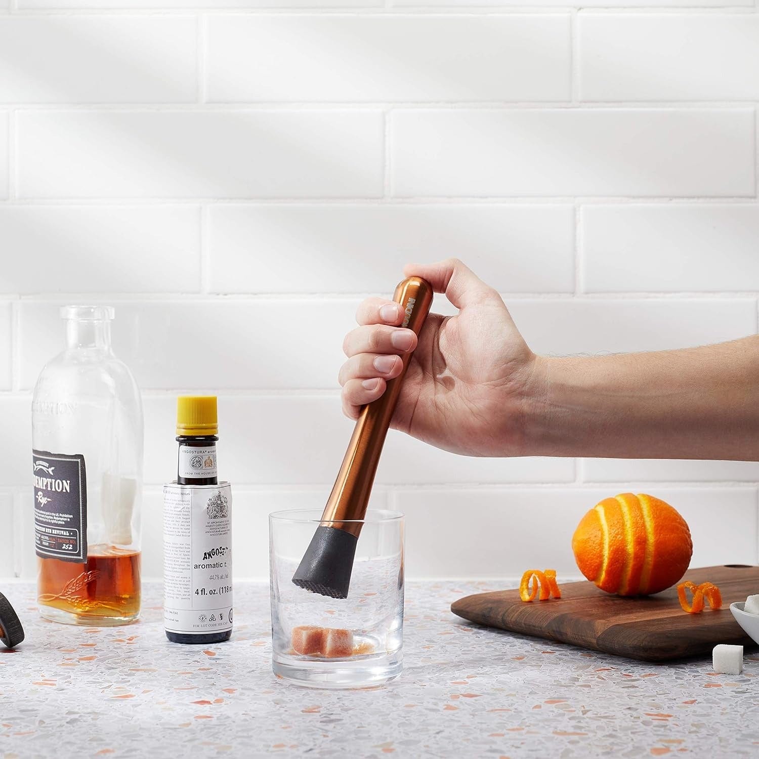 Barware Houdini Copper Muddler