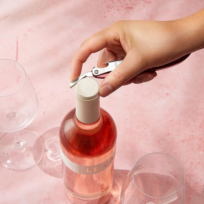 Barware Houdini Zippity 2-Step Corkscrew - Black