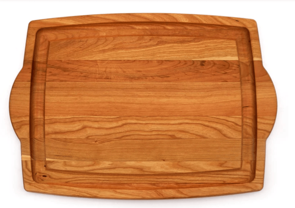 Cutting Boards J.K. Adams Farmhouse Carver w/Handles, 20" x 14", Cherry