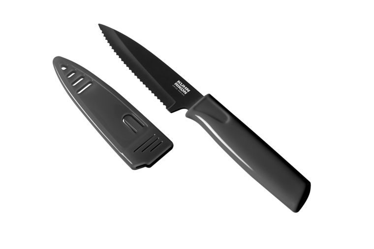 Cutlery Kuhn-Rikon COLORI Serrated Paring Knife - 8" - Multiple Colors