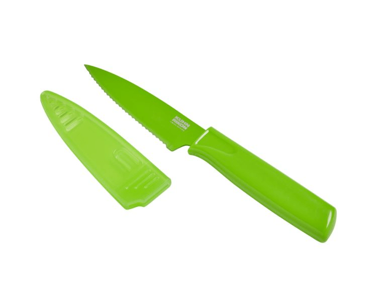 Cutlery Kuhn-Rikon COLORI Serrated Paring Knife - 8" - Multiple Colors