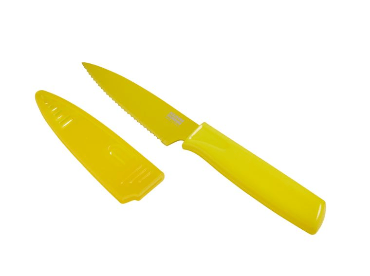 Cutlery Kuhn-Rikon COLORI Serrated Paring Knife - 8" - Multiple Colors