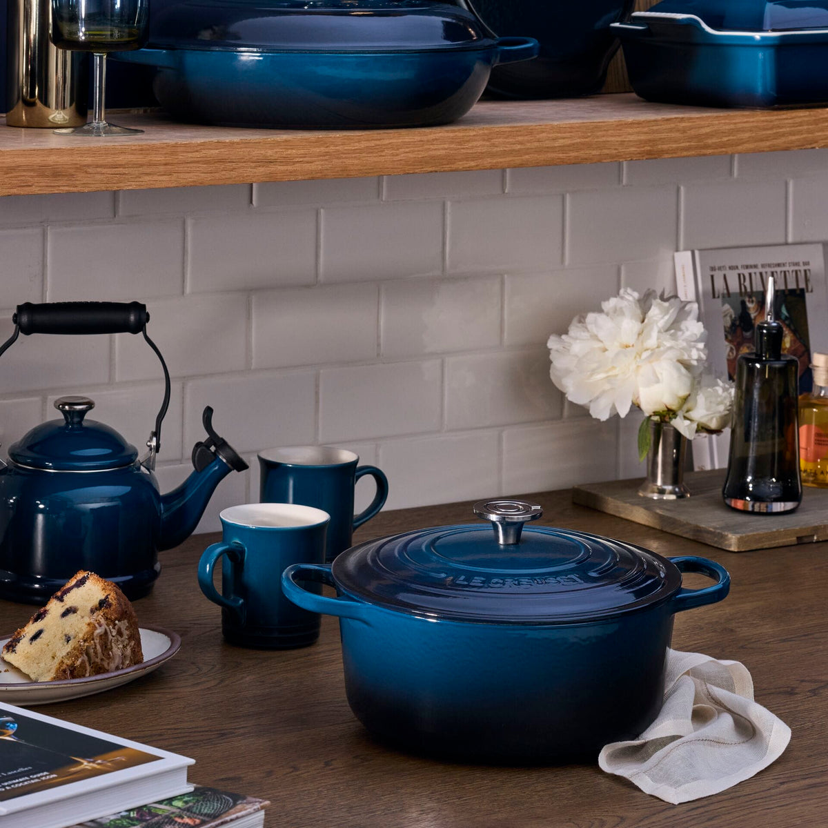 Cookware Le Creuset 1.25 Quart Demi Kettle, Nuit