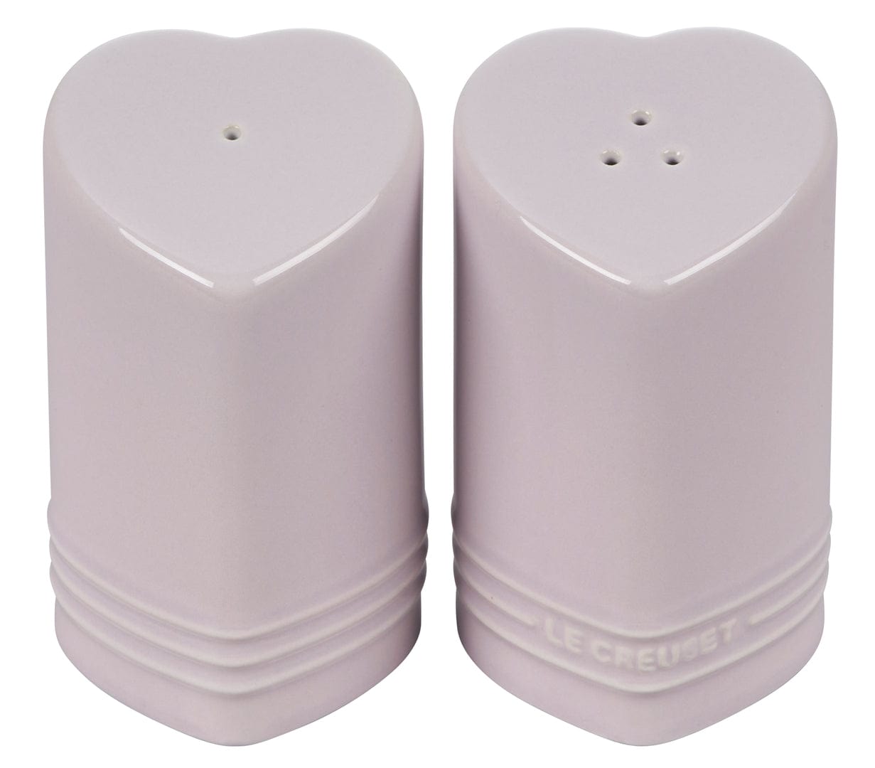 Table & Counter Accessories Le Creuset Figural Heart Salt & Pepper Shaker Set of 2 - Shallot