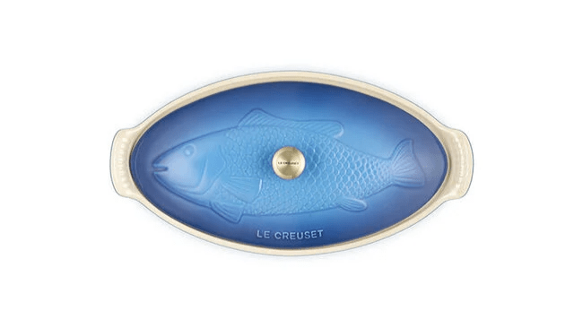 Cookware Le Creuset Fish Baker with Gold Knob, 1.7qt. - Multiple Colors