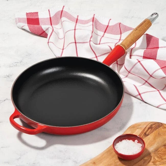 Cookware Le Creuset Fry Pan 10.25" Alpine Wood Handle