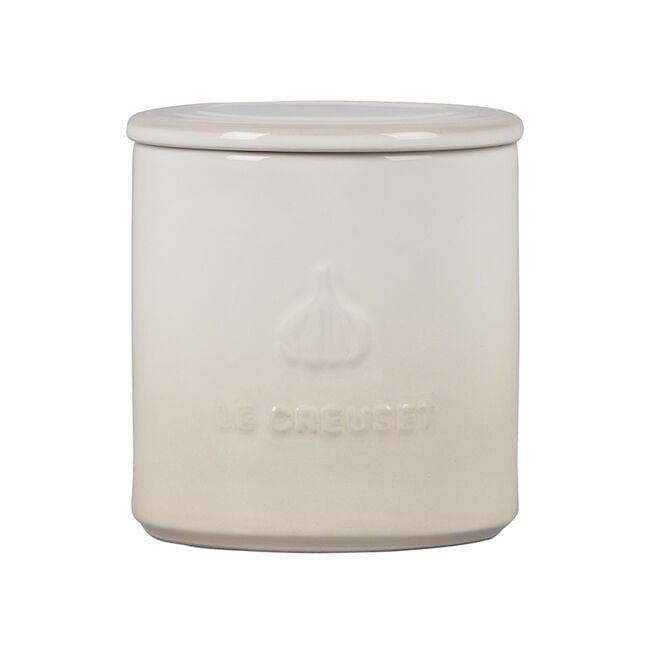 Tabletop Le Creuset Garlic Keeper, Meringue