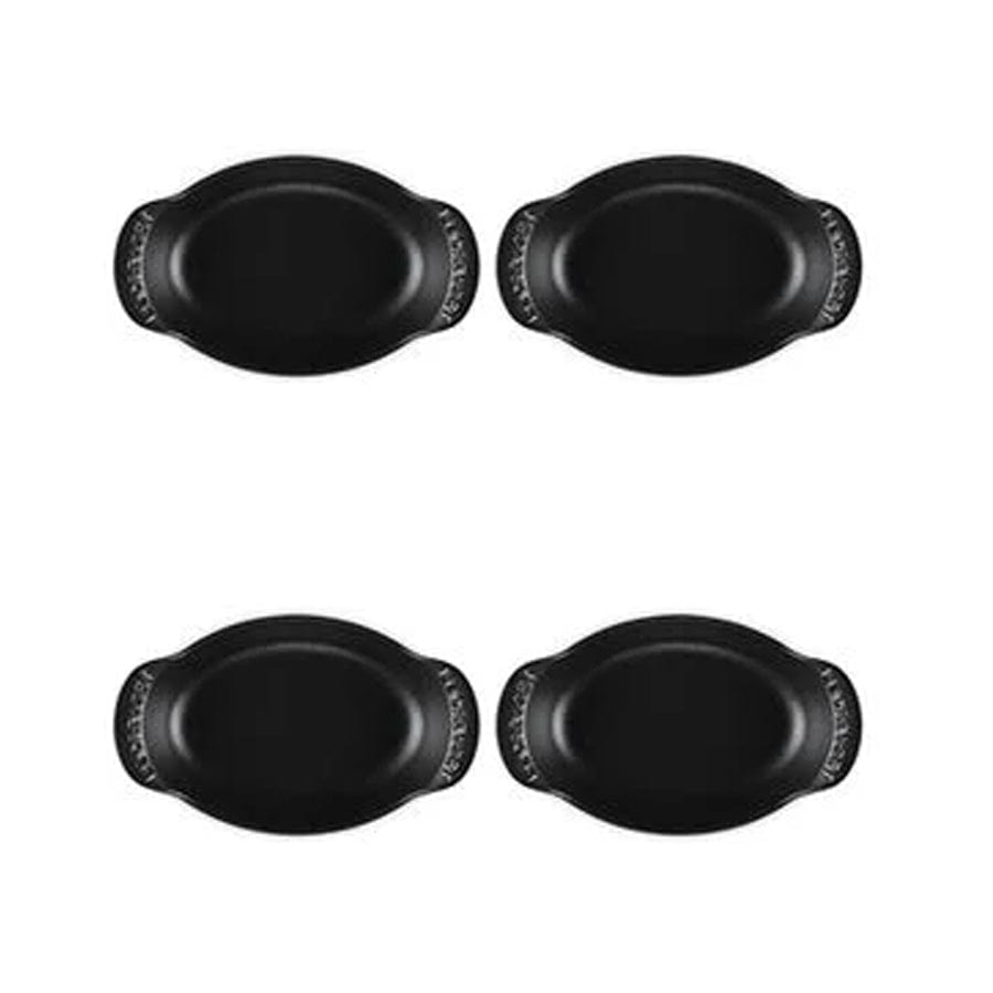 Cookware Le Creuset Gourmand Collection Oval Baker - Licorice - Set of Four