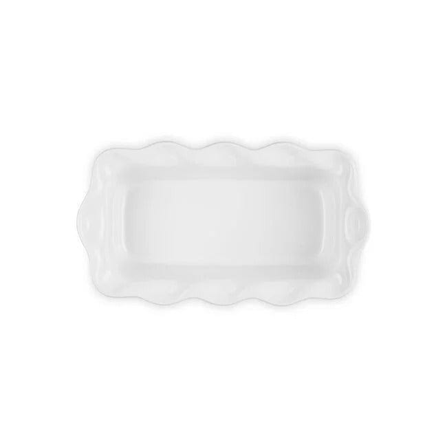 Bakeware Le Creuset Heritage Pie Dish & Fluted Loaf Pan Set - White