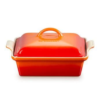 Bakeware Le Creuset Heritage Shallow Square Covered Casserole - 2.5 Quart