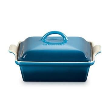 Bakeware Le Creuset Heritage Shallow Square Covered Casserole - 2.5 Quart