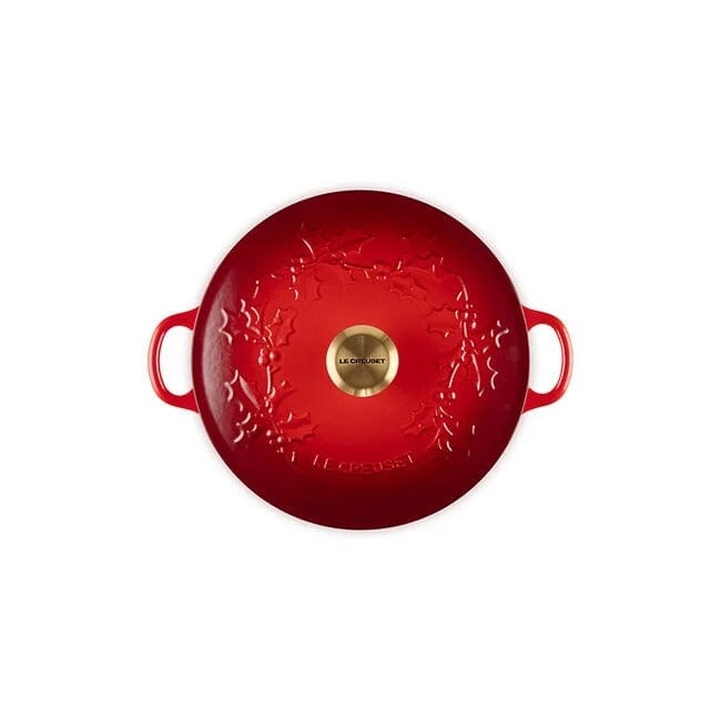 Cookware Le Creuset Holly Round Chef's Oven with Gold Knob, 4.5 Quart - Multiple Colors