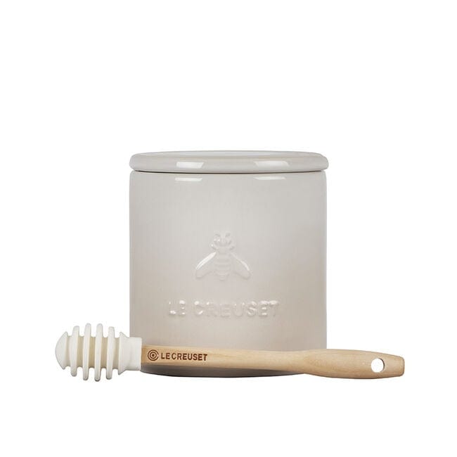 Table & Counter Accessories Le Creuset Honey Pot w/Dipper - Meringue