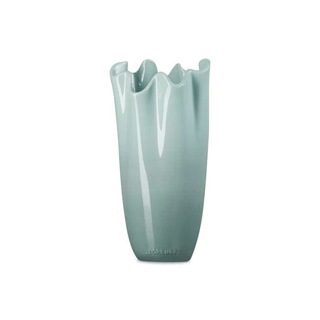 Table & Counter Accessories Le Creuset - Iris Collection Ruffle Flower Vase - Sea Salt