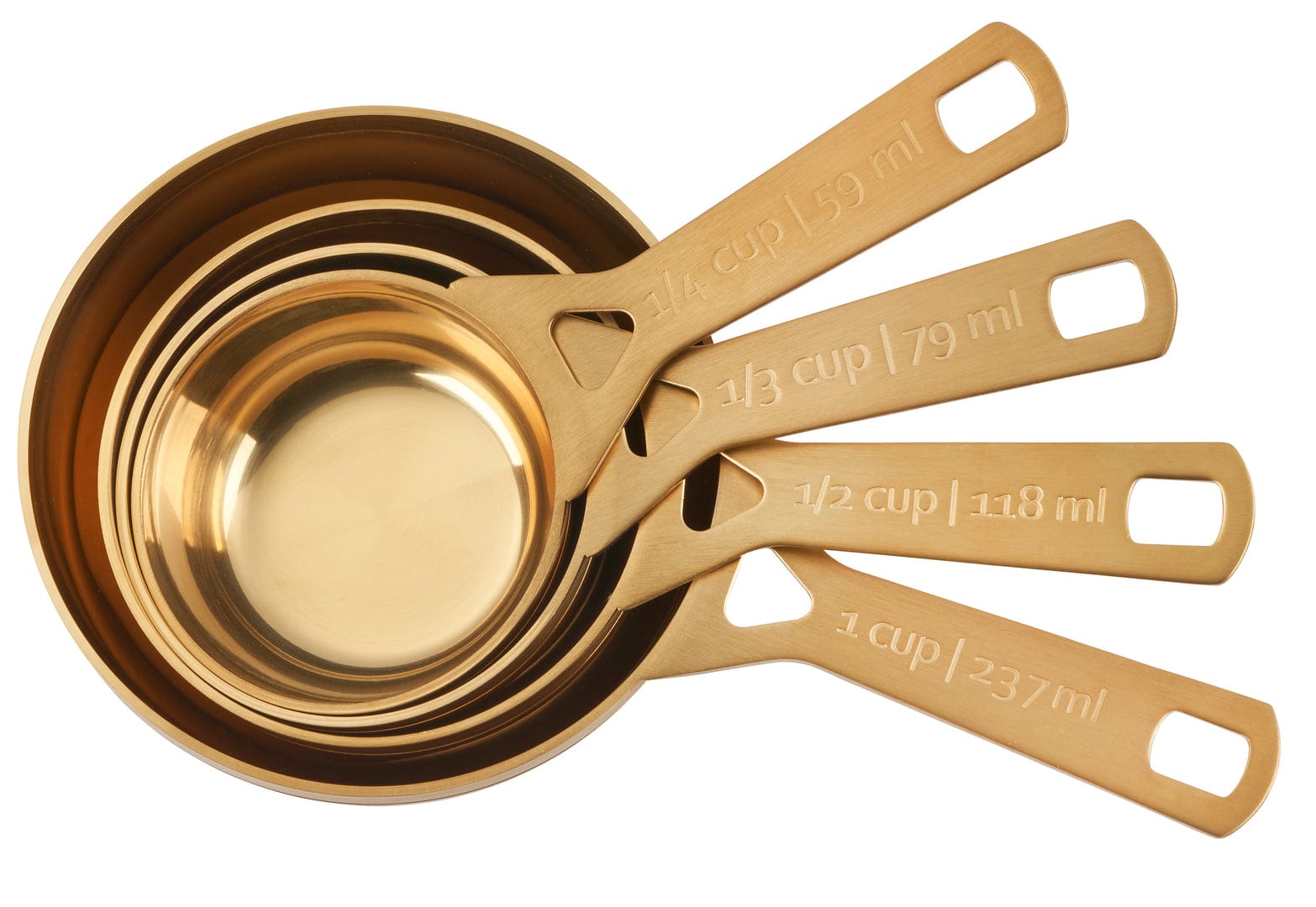 Tools & Accessories Le Creuset Measuring Cups, Gold - Set of Four