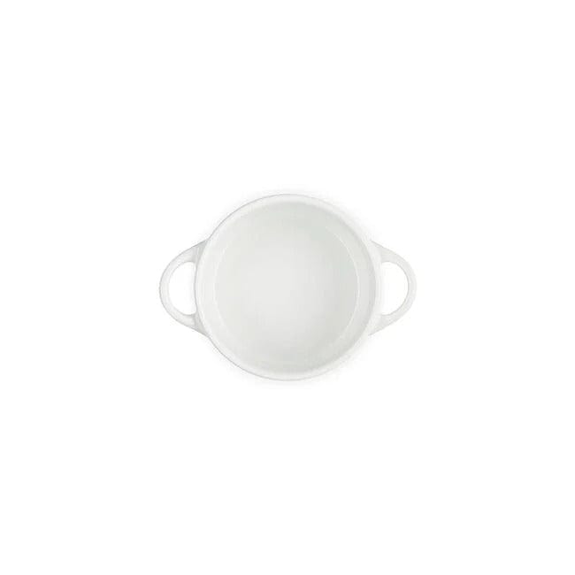 Le Creuset Mini Cocotte, White with Rose Gold Heart Knob – Toque