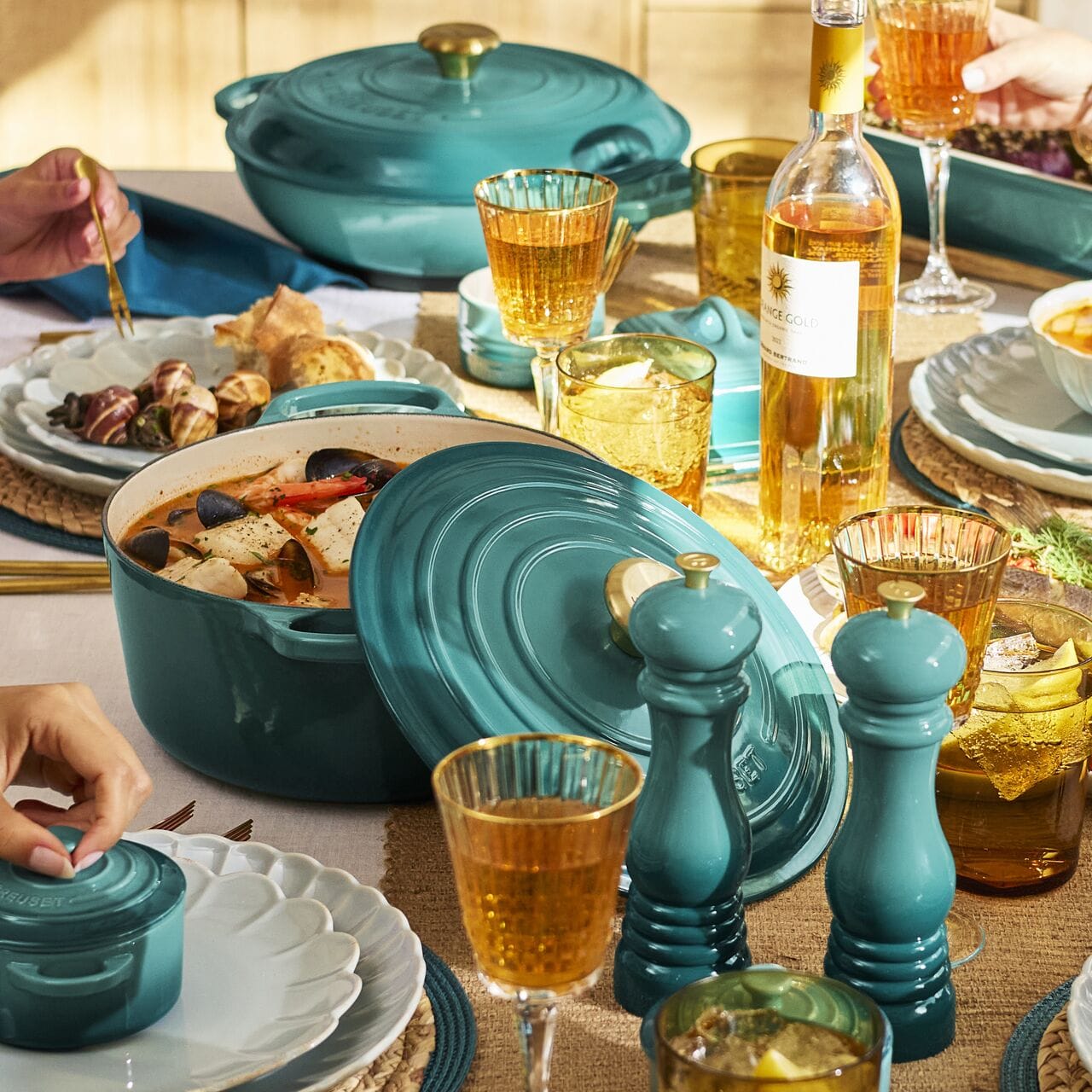 Table & Counter Accessories Le Creuset Pepper Mill, Riviera