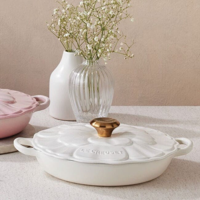 Cookware Le Creuset Petal Braiser - White
