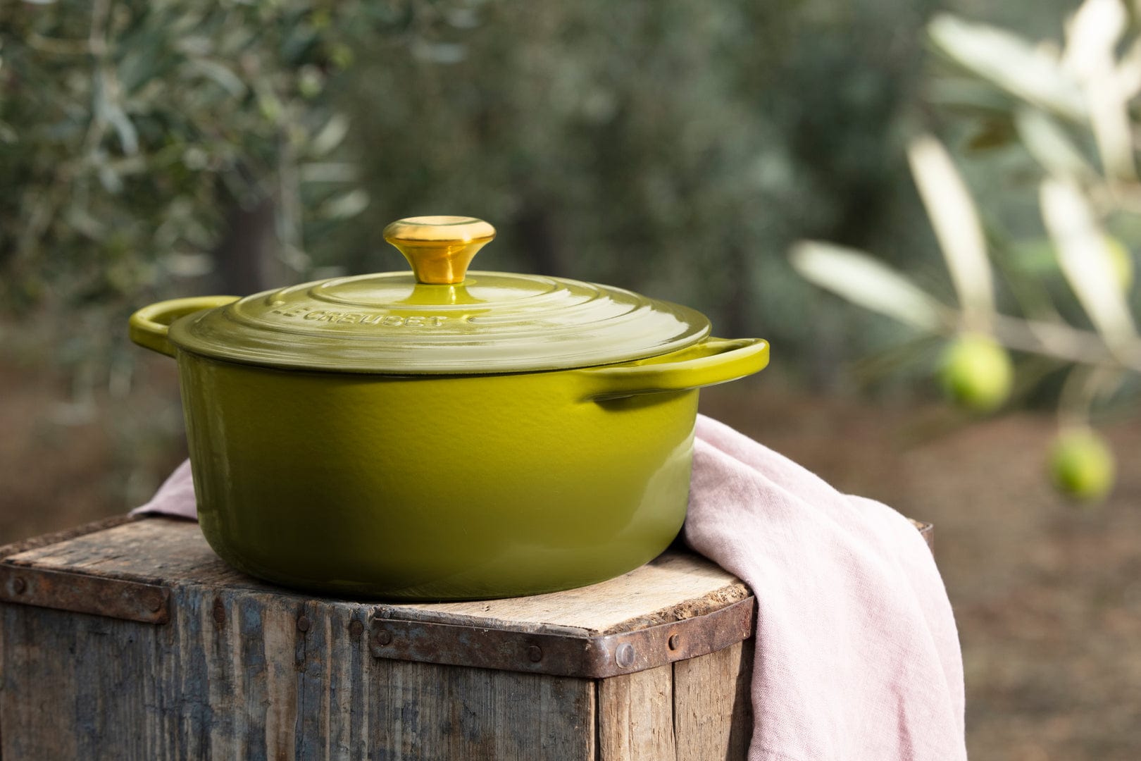 LE CREUSET グリーン ミルクパン LE CREUSET グリーン ミルクパン
