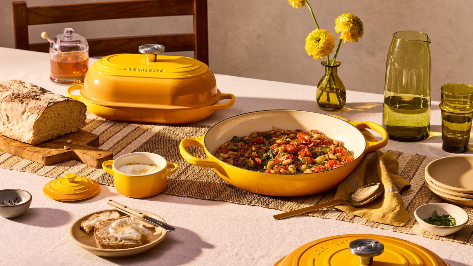 Cookware Le Creuset Signature Braiser - 3.5qt, Nectar