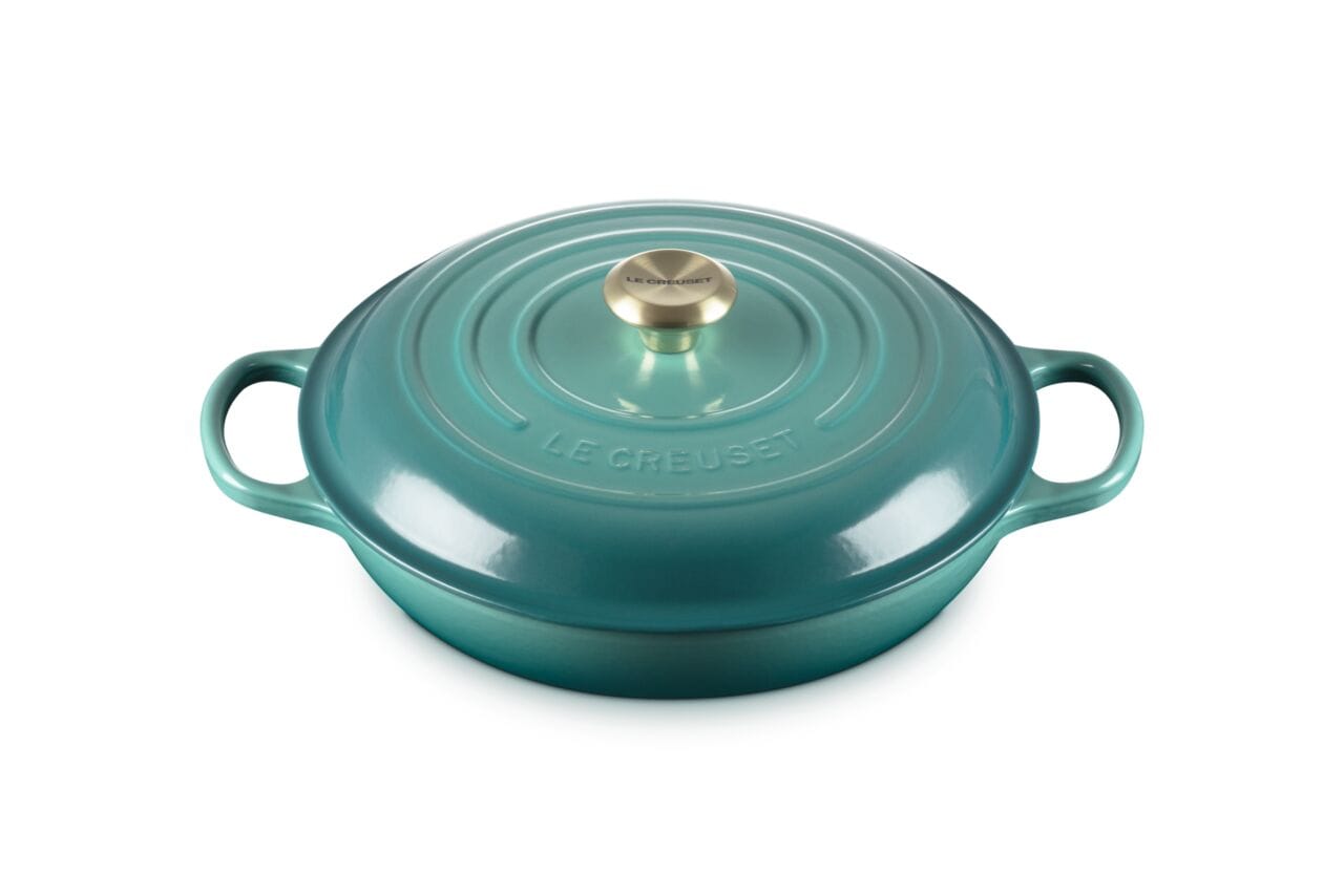 Le Creuset Signature Braiser - 3.5qt, Riviera – Toque Blanche