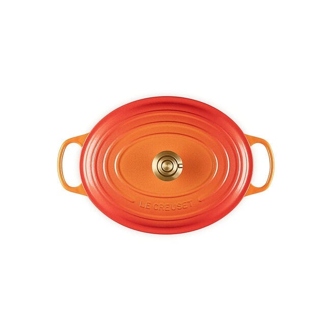 Cookware Le Creuset Signature Oval Oven - 6.75 Quart - Flamme Dorée - Limited Edition