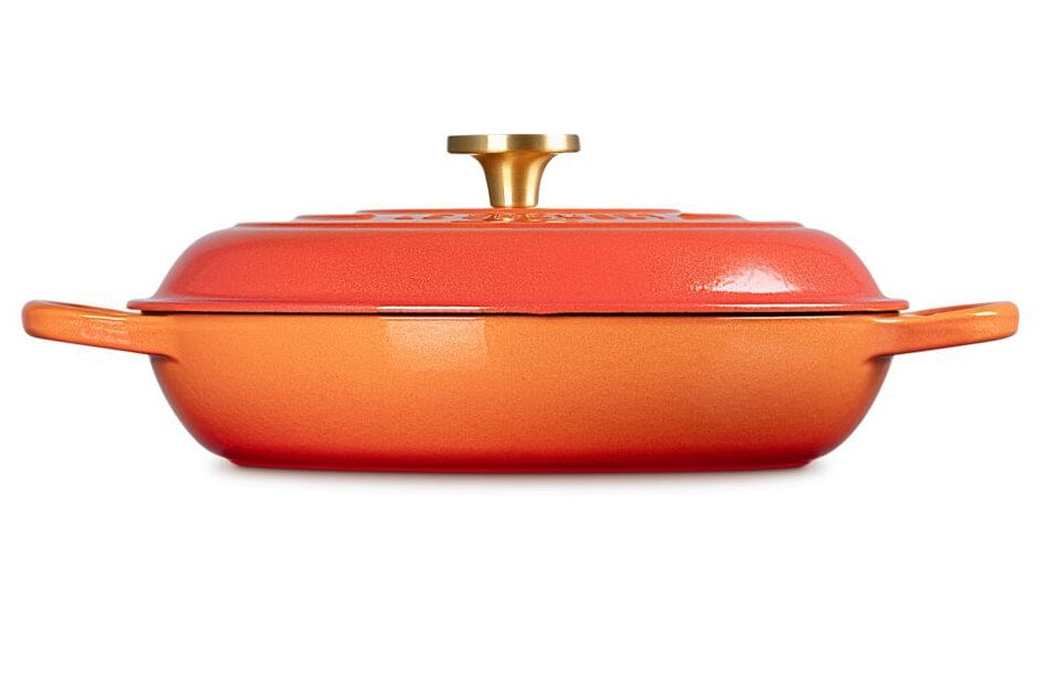 Cookware Le Creuset Signature Round Braiser - 5 Quart - Flamme Dorée - Limited Edition