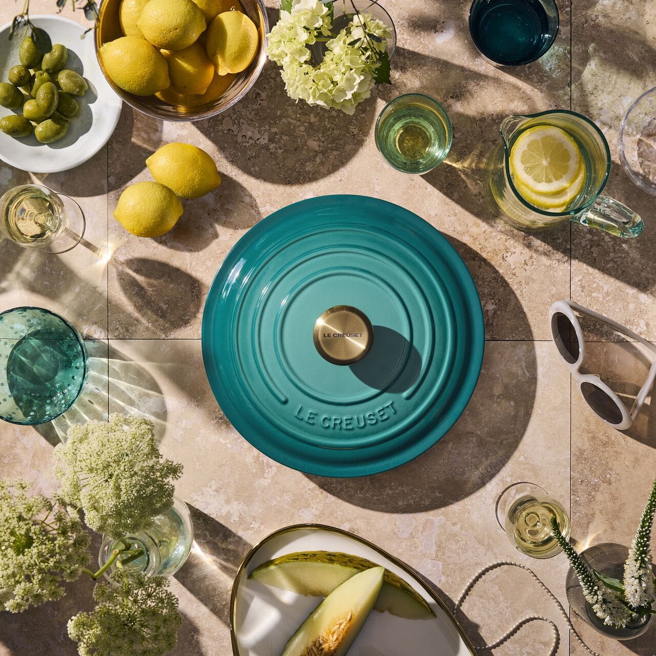 Cookware Le Creuset Signature Round Dutch Oven - 7.25 qt., Riviera