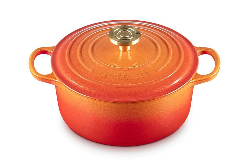 Cookware Le Creuset Signature Round Oven - 4.5 Quart - Flamme Dorée - Limited Edition