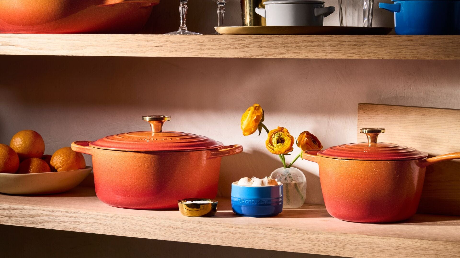Cookware Le Creuset Signature Round Oven - 4.5 Quart - Flamme Dorée - Limited Edition
