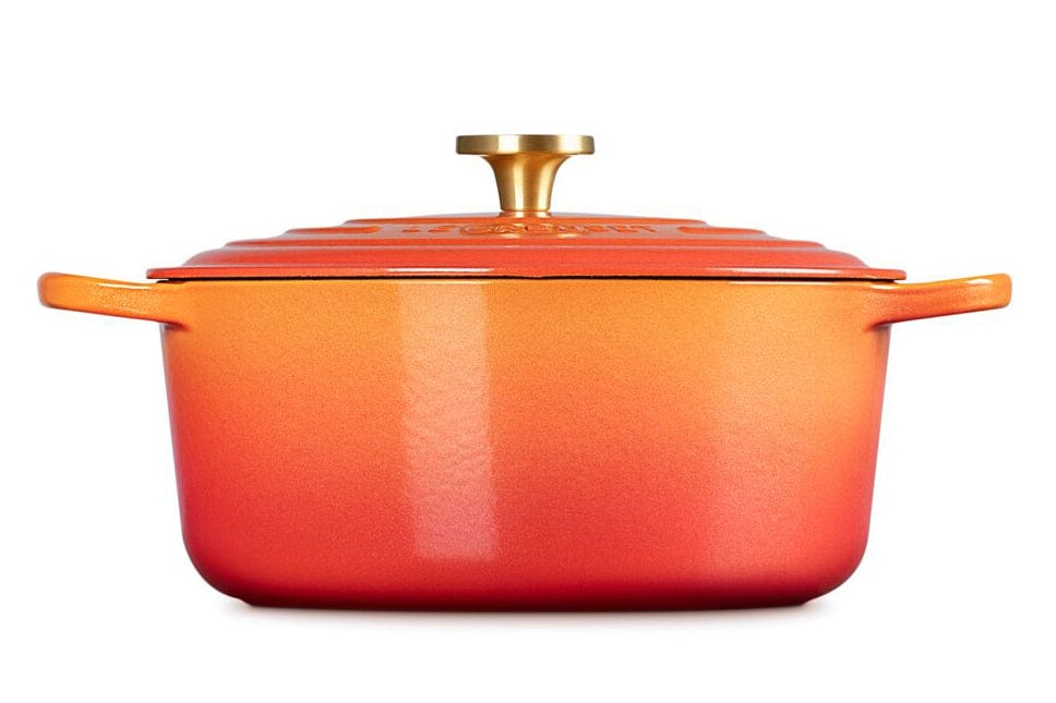Cookware Le Creuset Signature Round Oven - 7.25 Quart - Flamme Dorée - Limited Edition