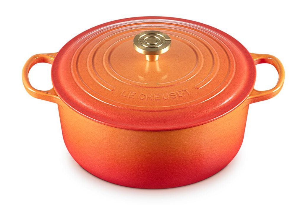 Cookware Le Creuset Signature Round Oven - 7.25 Quart - Flamme Dorée - Limited Edition