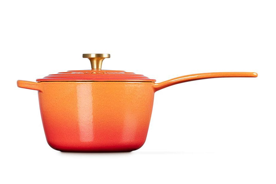 Cookware Le Creuset Signature Round Saucepan - 2.25 Quart - Flamme Dorée - Limited Edition