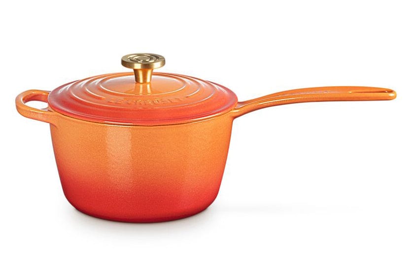 Cookware Le Creuset Signature Round Saucepan - 2.25 Quart - Flamme Dorée - Limited Edition