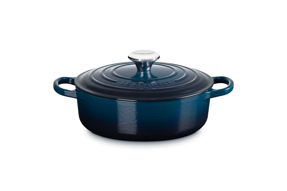 Cookware Le Creuset Signature Round Wide Oven, 3.5 Quart, Nuit