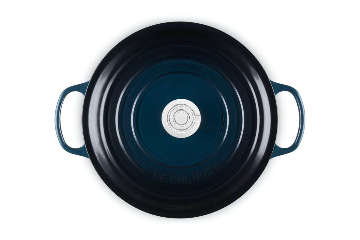 Cookware Le Creuset Signature Round Wide Oven, 3.5 Quart, Nuit