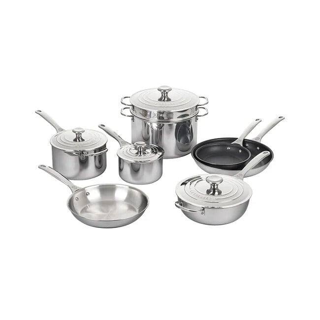Cookware Le Creuset Signature Stainless Steel 12-Piece Cookware Set
