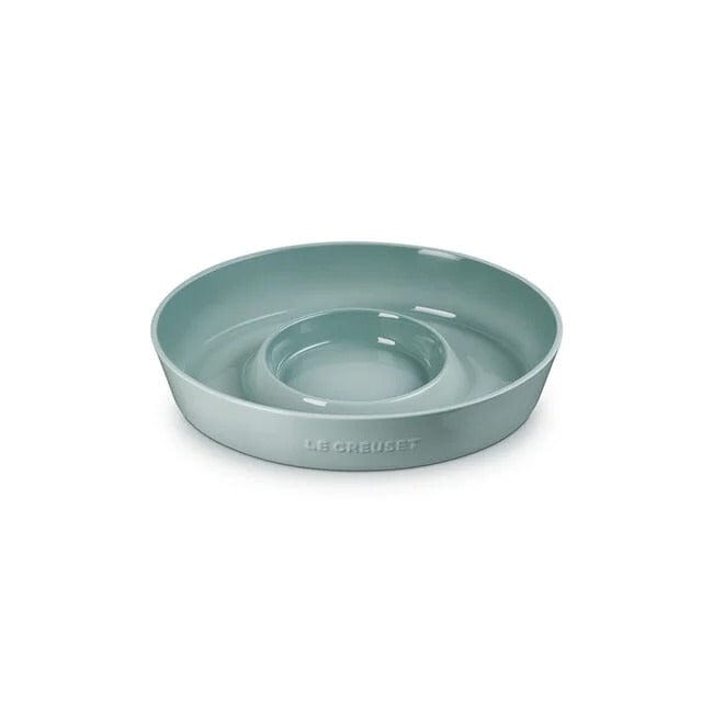 Tabletop Le Creuset Stoneware Chip and Dip Platter - Sea Salt