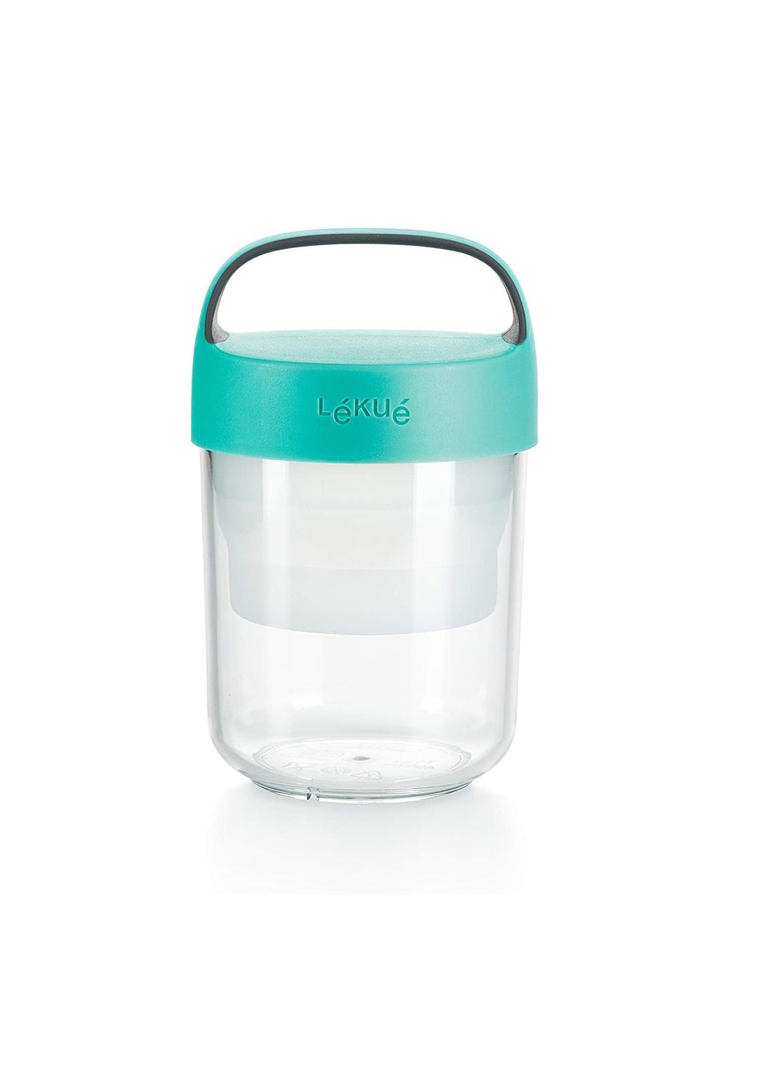 Travel & Storage Lekue 14 Oz. Jar to Go, Turquoise